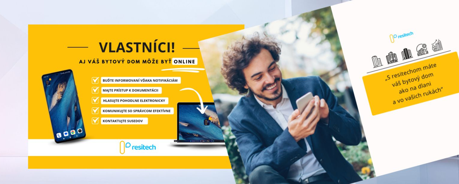 Klientská zóna od Resitech – moderná správa vášho bytového domu